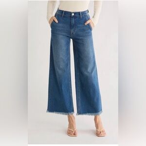 Alice and Olivia Emory high rise cropped jeans